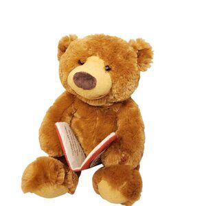 The Night Before Christmas Animated Christmas Plush Bear Reading Full Story